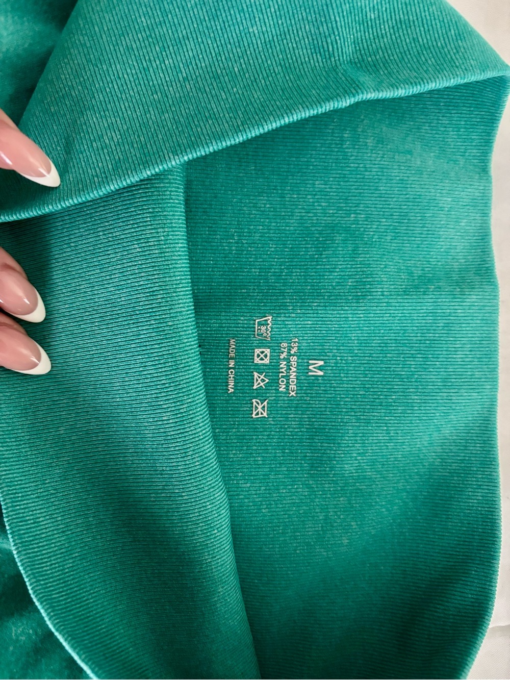NVGTN High-Waist Seamless Leggings - Turquoise Blue - Picture 7 of 7